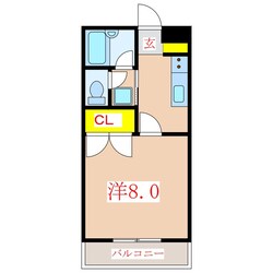 ゴールデンハイツ田上の物件間取画像